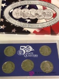 2003 San Francisco mint silver clad proof quarters