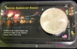 1995 Silver American eagle dollar