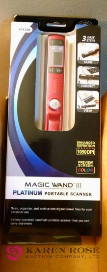 Magic wand Platinum portable scanner