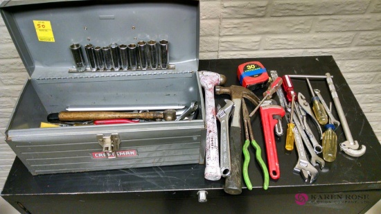 Craftsman toolbox with tools