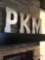 PKM lettering metal letters