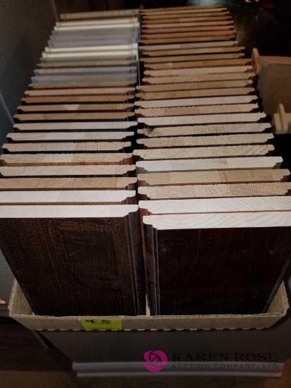 Box lot of Wood Flooring or Cabinet Samples