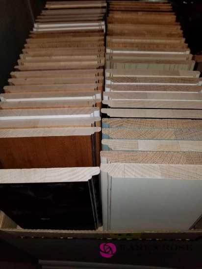 Box lot of Wood Flooring or Cabinet Samples