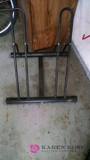 two bicycle bike stand