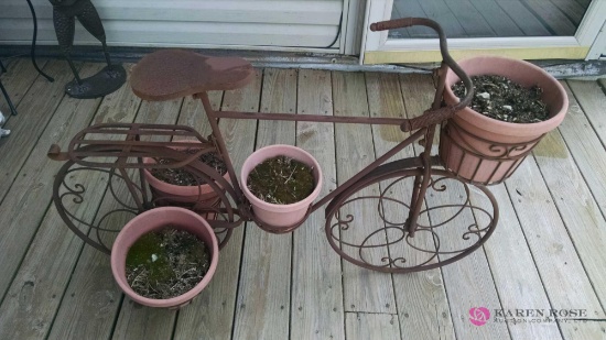 Metal Bicycle planter