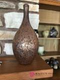 Decorative vase in family room