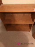 Two shelf Oak Brook case /bedroom one