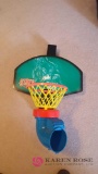 Toy basketball hoop in B-2