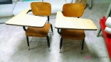 Two school desks