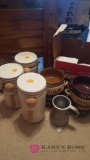 Kitchen canisters and soup bowls B1
