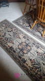 Shaw area rug and Runner in dining room