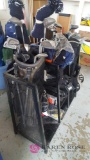 Sports organizer and golf clubs