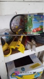 Contents of shelf in garage