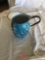 8 1/2 inch vintage granite ware water pitcher