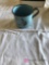 Vintage Child?s blue granite ware cup