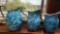 3 vintage graniteware pitchers