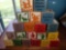 Lot of children's wooden blocks