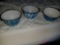 Three Graniteware Cups