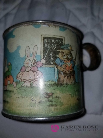 Lot of 2 Peter Rabbit Metal Cups