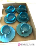 Children?s granite ware and cups and saucers