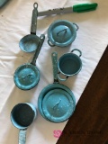Miniature blue granite ware