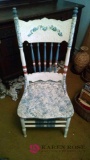 Two Painted vintage chairs