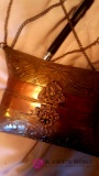 2 vintage metal purses