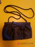 2 vintage black purses