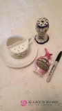 Vintage porcelain knick knacks