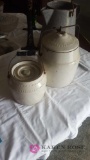 Crock pails with lids