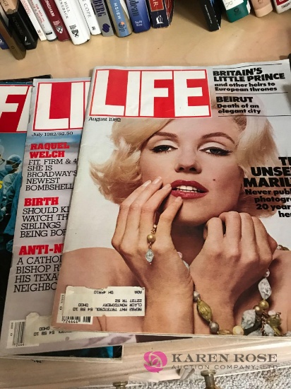 Vintage life magazines from the 80s