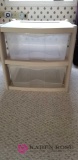 Two Drawer Plastic Container