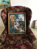 Dog framed picture