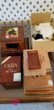 Lot of Handkerchiefs and Cigar Boxes