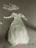 Vintage Gimbels woman's dress with head piece