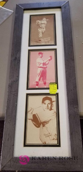 Framed Pictures of Averill, Alexander, and Killebrew