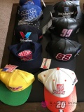 10 NASCAR collectible hats