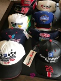 9 Collectible NASCAR hats