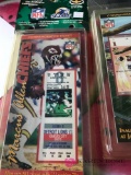 2 Commemorative NFL tickets