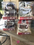 4 NFL collectible mini helmets