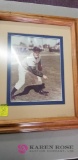 Framed Picture of Bob Feller