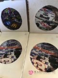 6 Collectible NASCAR ceramic plates