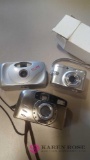 Vintage cameras and passport 1100 Laser
