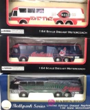 Fleer collectibles and white rose collectible busses