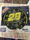 NASCAR quartz clock