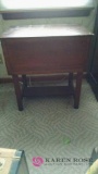 Vintage 24in table with opening lid early 1900