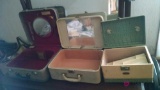 3 vintage travel cases