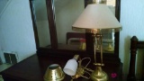 Vintage table lamp and wall lamp