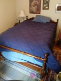 Full size bed, mattress and box spring