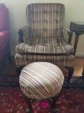 Chair with foot stool